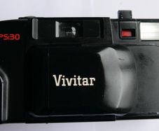 Vintage Vivitar PS 20 35mm Point & Shoot Film Camera