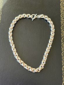 silver necklace