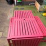 IKEA extendable dining table & bench (part of table slats damaged) Image 3