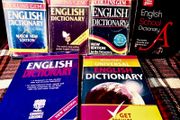 English Pocket Dictionaries X4 and 2 Standard English Dictionaries.