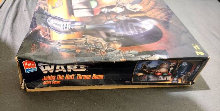 Vintage Star Wars Jabba The Hutt Throne Room Action Scene Amt Ertl Model Kit Return Of The Jedi 1995 Luke Skywalker Tatooine