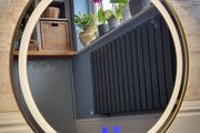 LED Bathroom Mirror Antifog Demister Round 60cm