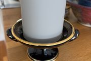 Greek Candle Holder with 24K Gold