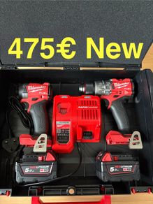 Milwaukee M18 Fpp2a3-502x Fuel Gen 4 18v 2 X 5.0ah Li-ion Redlithium Brushless Cordless Twin Pack