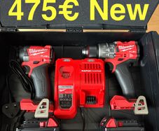 Milwaukee M18 Fpp2a3-502x Fuel Gen 4 18v 2 X 5.0ah Li-ion Redlithium Brushless Cordless Twin Pack
