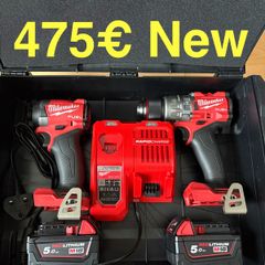 Milwaukee M18 Fpp2a3-502x Fuel Gen 4 18v 2 X 5.0ah Li-ion Redlithium Brushless Cordless Twin Pack