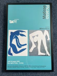 Picasso Matisse Original Poster framed