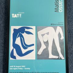Picasso Matisse Original Poster framed