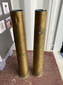 Naval Cannon Shell Case Oto Melara Gun 76/62