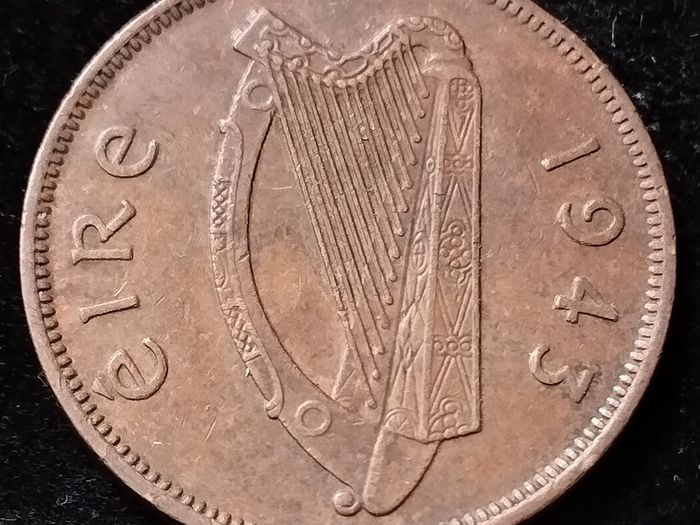 Ireland - 1943 - Half Penny - KM.10 - [974]