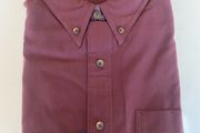 New Ralph Lauren Chaps Shirt Burgundy XL