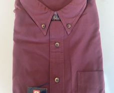 New Ralph Lauren Chaps Shirt Burgundy XL