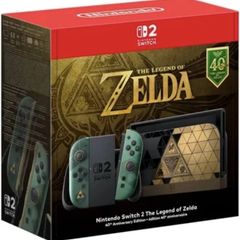 Nintendo Switch 2 Zelda 40th Anniversary Console