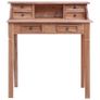 Writing Desk with Drawers 90x50x101 cm Solid Reclaimed Wood Image 2