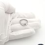 Vintage 925 Sterling Silver & Cubic Zirconia Solitaire Ring Image 8