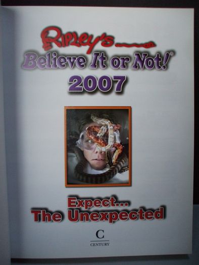 SALE! RIPLEY'S Believe It Or Not! - 2007 Expect ...The Unexpected