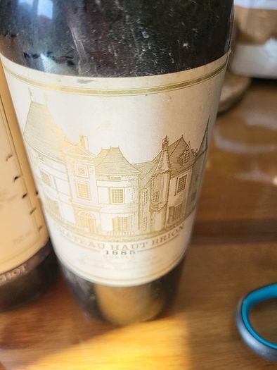 Full unopened wine bottles for display