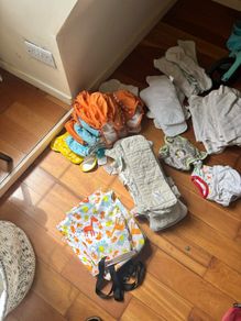 Large Cloth Nappy Bundle - Little Lamb, Bambino Mio, Inserts and Wet Bags -