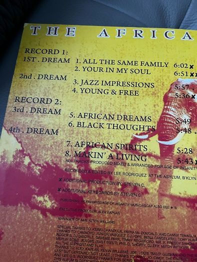 The African dream 12" vinyl