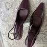 Stradivarius slingback heels Image 5