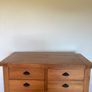 Premium Solid Oak 5-Drawer Chest (Rustic Style) Image 2