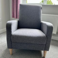 Grey Armchair