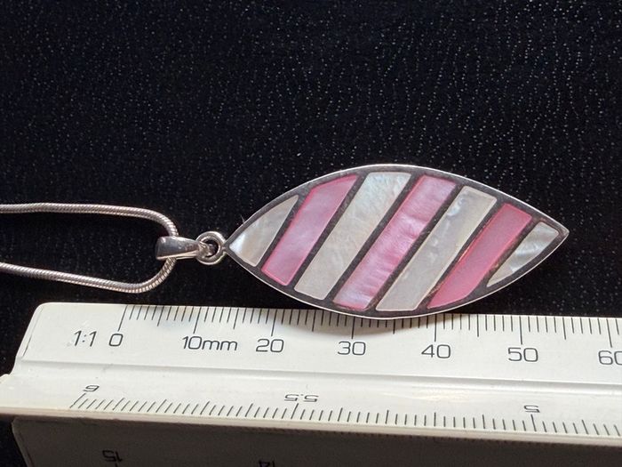 silver necklace