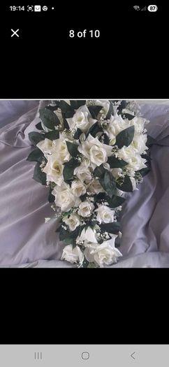 Artificial wedding bouquets