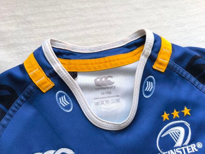 Signed Leinster Rugby Canterbury Jersey Size Age 10 Years
