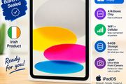Brand New Apple iPad 10th Generation 64GB WiFi + Cellular (Takes Sim Card) Silver, Sealed
