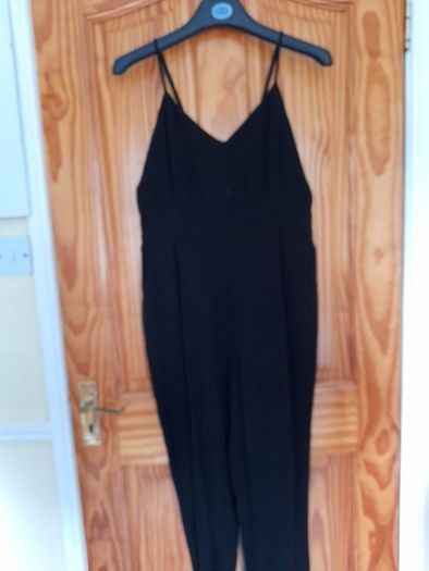black cami jumpsuit River Island 12