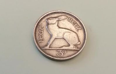 1946 Eire Thruppence 3d for sale