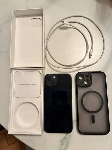 iPhone 13 256GB with box, charger and case