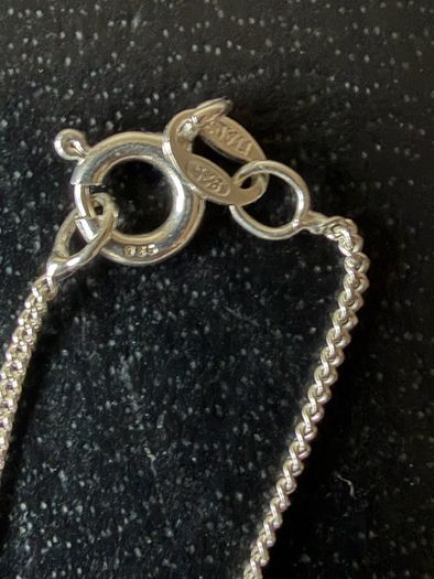 silver necklace