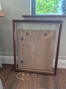 Picture frame. Backing does not match