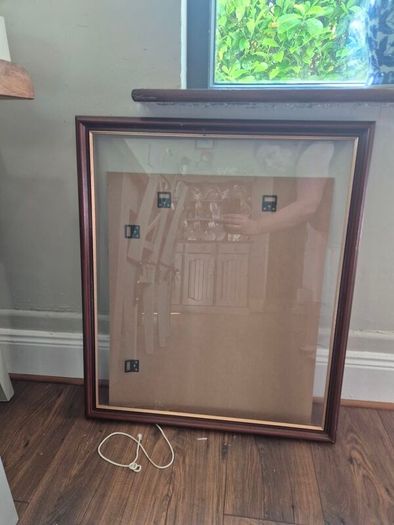 Picture frame. Backing does not match