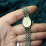 Glycine Gold Ladies Bracelet Watch SWISS Made fresh battery works fine Image 3