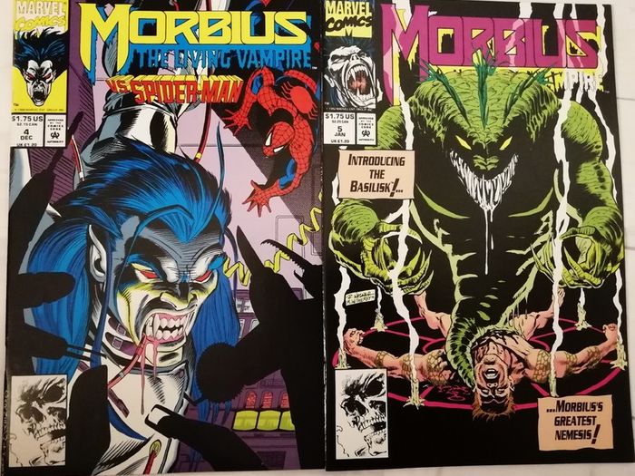 Morbius The Living Vampire #'s 1-7 - First 7 Issues - (1992-1993)