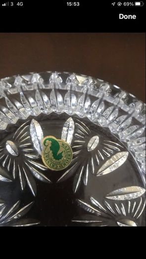 Waterford Glass Millennium Wine Coaster - NEW