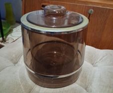 Midcentury Ice Bucket smoky look