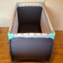 Babylo Travel Cot with Carry Bag | Black & Grey Image 3