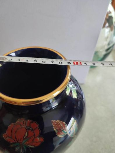 Vintage Arklow Pottery vase Oriental Paradise. Art Collection.