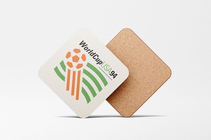 World Cup USA 1994 Retro Remix Ireland Square Coaster