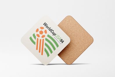 World Cup USA 1994 Retro Remix Ireland Square Coaster