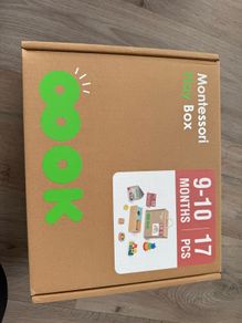 Montessori sensory play box 9-10 months similar to lovevery toys