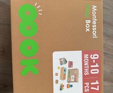 Montessori sensory play box 9-10 months similar to lovevery toys