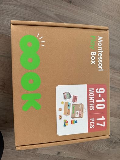 Montessori sensory play box 9-10 months similar to lovevery toys