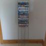 Dvd Holder - Metal With 'feet' - Holds Over 40 Dvds Image 2