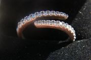 Pandora Sterling Silver 925 Lines Of Sparkle Ring Size P1/2 - 2,60g