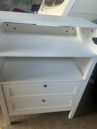 Sundvik changing table and wardrobe